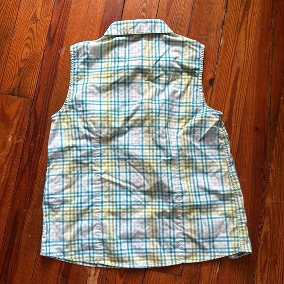 Vintage Bit and Bridle ladies sleeveless blouse, L - Picture 4 of 4